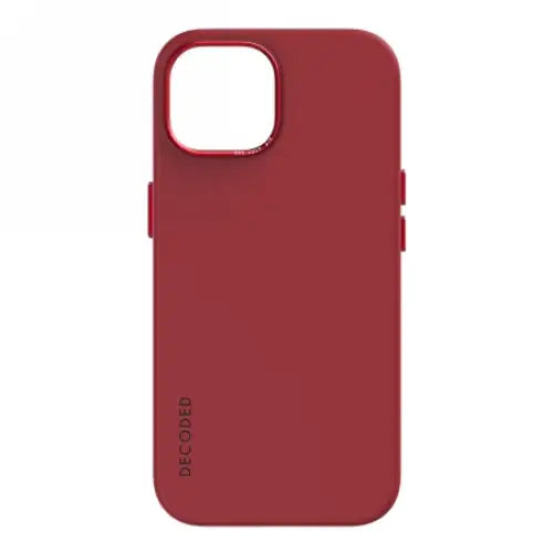 Кейс Decoded Silicone Case MagSafe за iPhone 15 червен