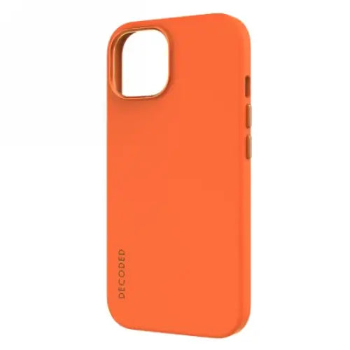 Кейс Decoded Silicone Case MagSafe за iPhone 15 оранжев