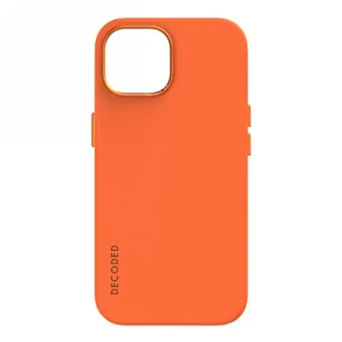 Кейс Decoded Silicone Case MagSafe за iPhone 15 оранжев