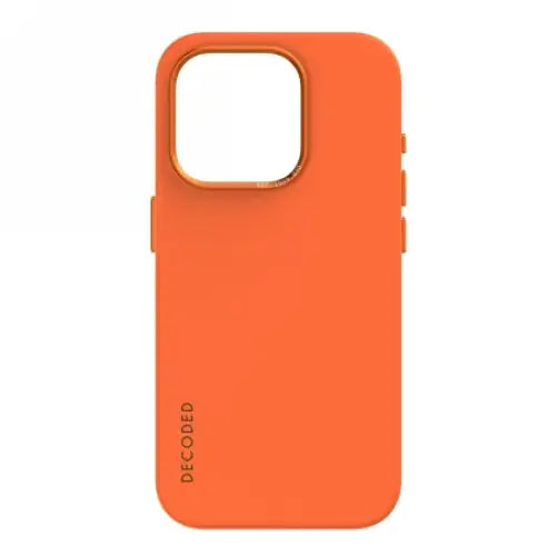 Кейс Decoded Silicone Case MagSafe за iPhone 15 Pro оранжев
