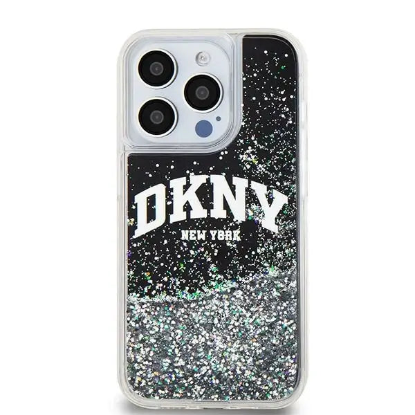 Кейс DKNY Liquid Glitter Big Logo за iPhone 13 Pro