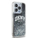 Кейс DKNY Liquid Glitter Big Logo за iPhone 14 Pro черен