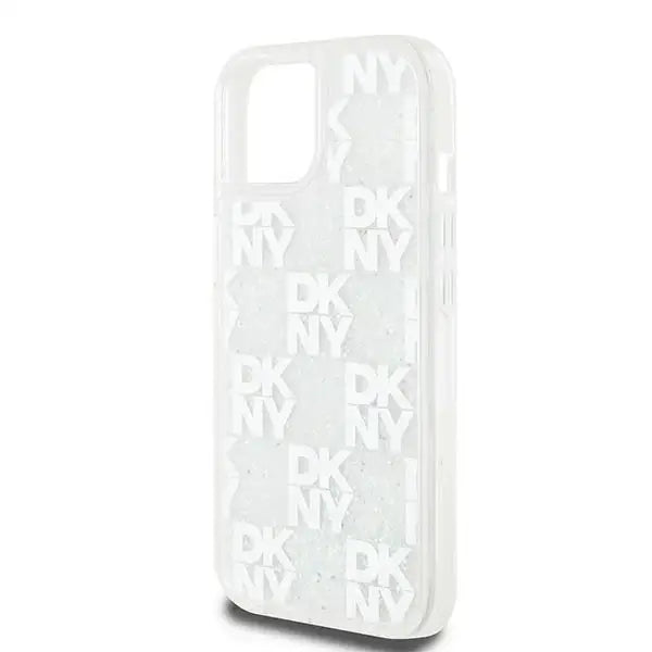 Кейс DKNY Liquid Glitter Multilogo за iPhone 15 / 14