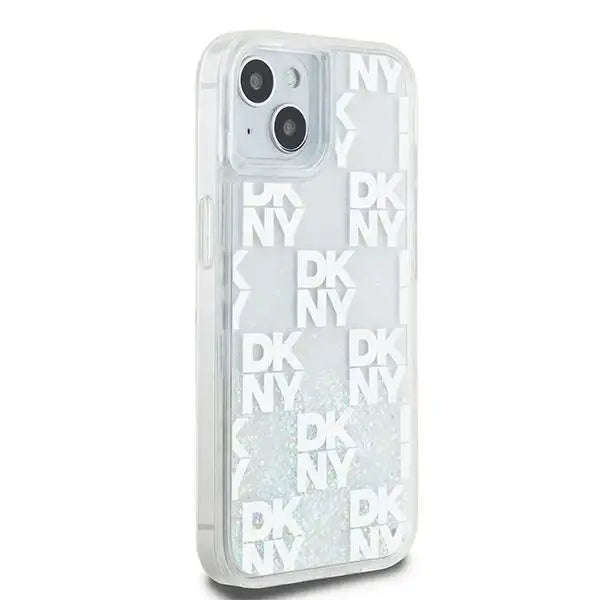 Кейс DKNY Liquid Glitter Multilogo за iPhone 15 / 14