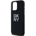 Кейс DKNY Liquid Silicone Metal Logo за iPhone 15 Pro черен