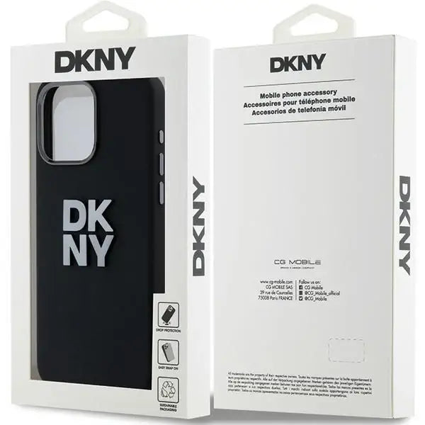 Кейс DKNY Liquid Silicone Metal Logo за iPhone 15 Pro