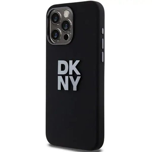Кейс DKNY Liquid Silicone Metal Logo за iPhone 15 Pro