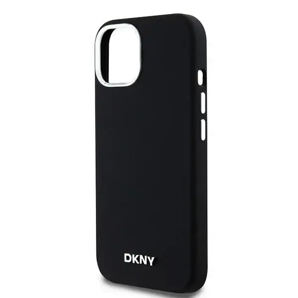 Кейс DKNY Liquid Silicone Small Metal Logo MagSafe