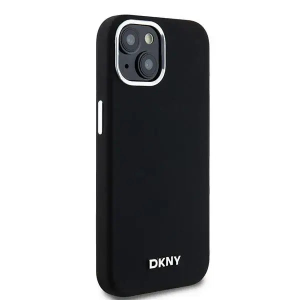 Кейс DKNY Liquid Silicone Small Metal Logo MagSafe