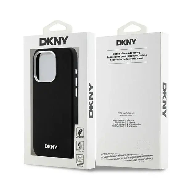 Кейс DKNY Liquid Silicone Small Metal Logo MagSafe