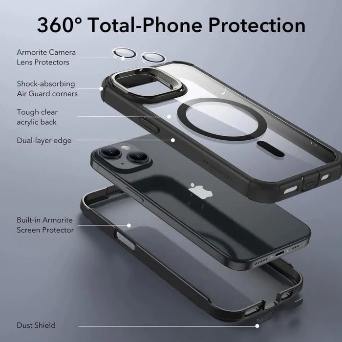 Кейс ESR Armor Tough Kickstand Halolock за iPhone 15