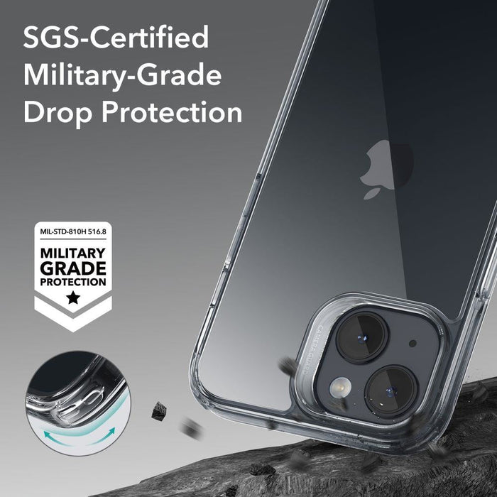 Кейс ESR Ice Shield за iPhone 15 прозрачен