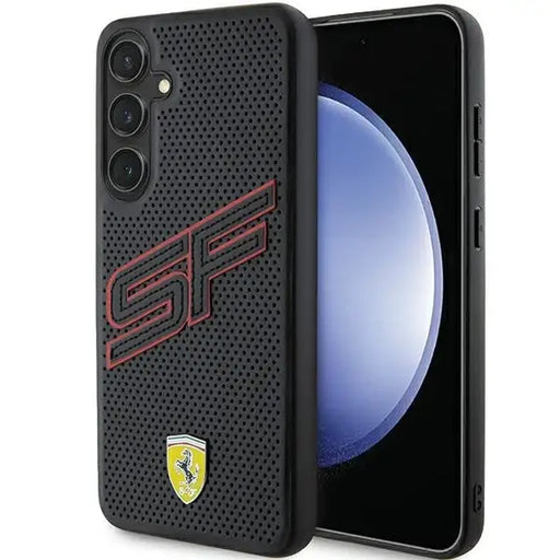 Кейс Ferrari Big SF Perforated за Samsung Galaxy S24 черен