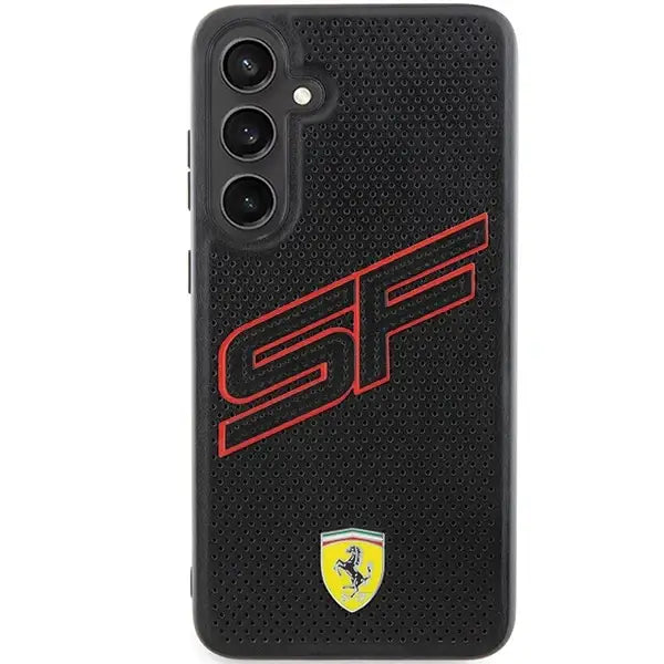 Кейс Ferrari Big SF Perforated за Samsung Galaxy S24 черен