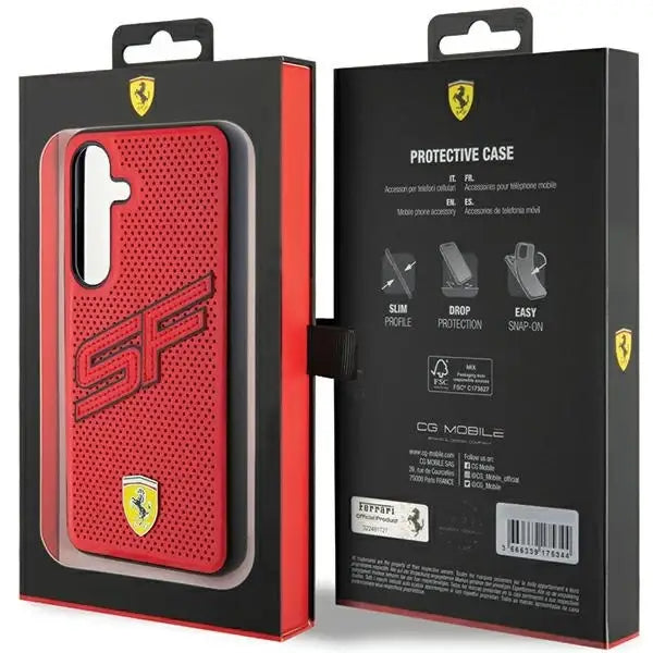 Кейс Ferrari Big SF Perforated за Samsung Galaxy S24