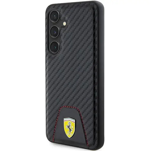 Кейс Ferrari Carbon Stitched Bottom за Samsung Galaxy