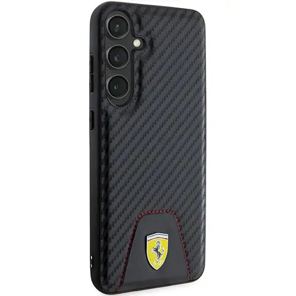 Кейс Ferrari Carbon Stitched Bottom за Samsung Galaxy