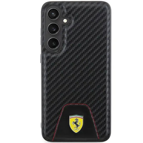 Кейс Ferrari Carbon Stitched Bottom за Samsung Galaxy