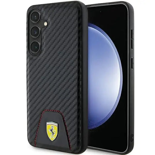 Кейс Ferrari Carbon Stitched Bottom за Samsung Galaxy