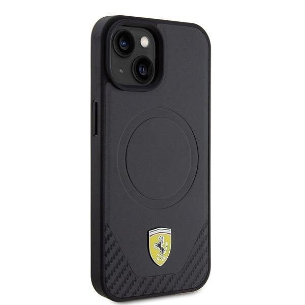 Кейс Ferrari FEHMP15SPTEK за iPhone 15 6.1 черен / черен