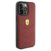 Кейс Ferrari Leather Stitched Lines за iPhone 15 Pro