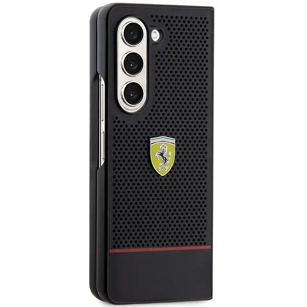 Кейс Ferrari Perforated Line за Samsung Galaxy Z Fold5 черен