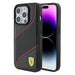 Кейс Ferrari Perforated Waves Metal Logo за iPhone 15