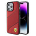 Кейс Ferrari Perforated Waves Metal Logo за iPhone 15