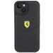 Кейс Ferrari Quilted Metal Logo за iPhone 15 черен