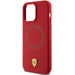 Кейс Ferrari Silicone Printed Ring MagSafe за iPhone