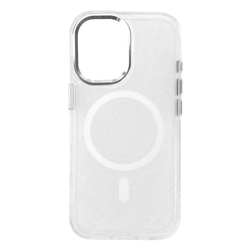 Кейс Glitter Case MagSafe за iPhone 16 Plus бял/брокат