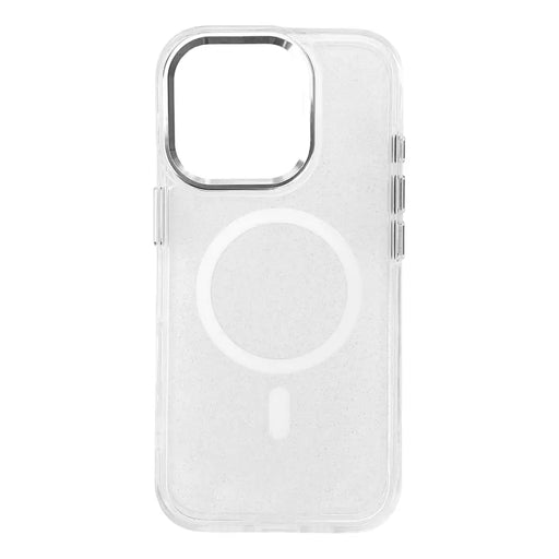 Кейс Glitter Case MagSafe за iPhone 16 Pro Max бял/брокат
