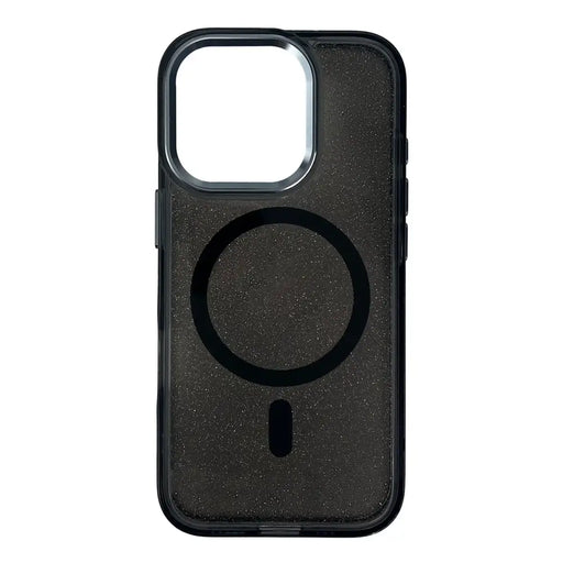 Кейс Glitter Case MagSafe за iPhone 16 Pro Max черен/брокат