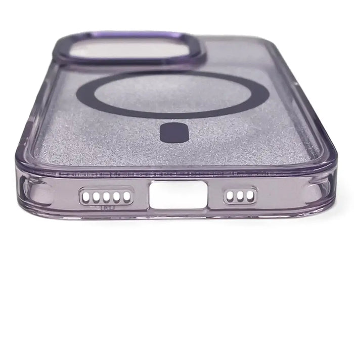 Кейс Glitter Case MagSafe за iPhone 16 Pro Max лилав/брокат