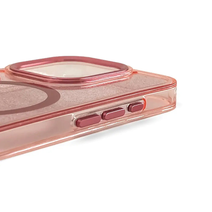 Кейс Glitter Case MagSafe за iPhone 16 Pro Max розов/брокат