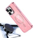 Кейс Glitter Case MagSafe за iPhone 16 Pro Max розов/брокат