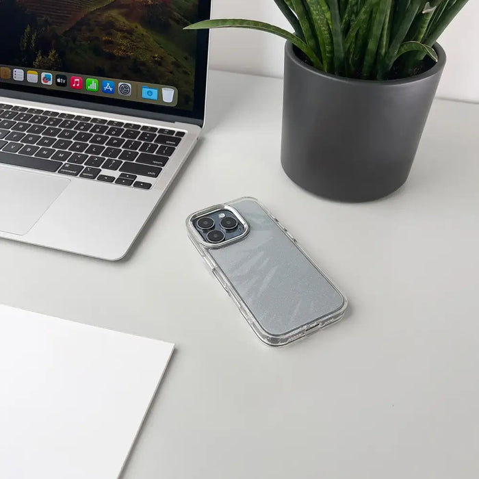Кейс Glitter Case за iPhone 16 Pro Max прозрачен/брокат