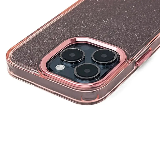 Кейс Glitter Case за iPhone 16 Pro Max розов/брокат