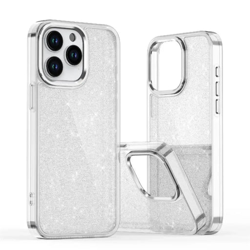 Кейс Glitter Case за iPhone 16 прозрачен/брокат