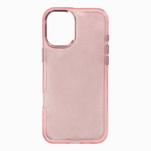 Кейс Glitter Case за iPhone 16 розов/брокат