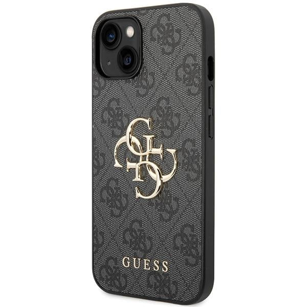 Кейс Guess 4G Big Metal Logo за iPhone 15 Plus сив