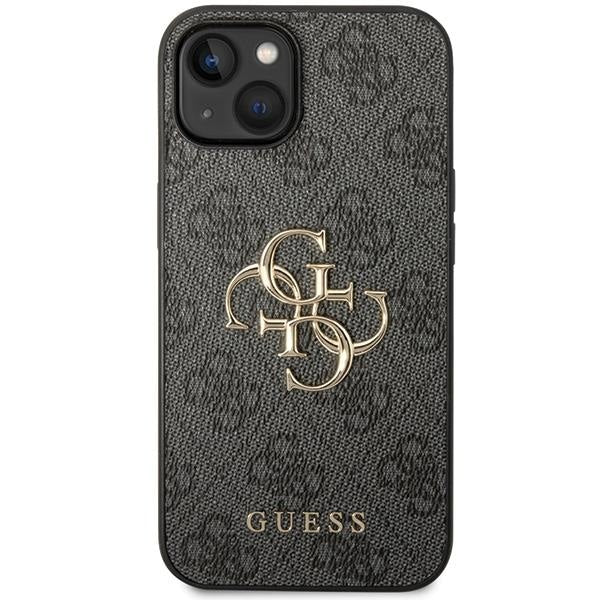 Кейс Guess 4G Big Metal Logo за iPhone 15 Plus сив