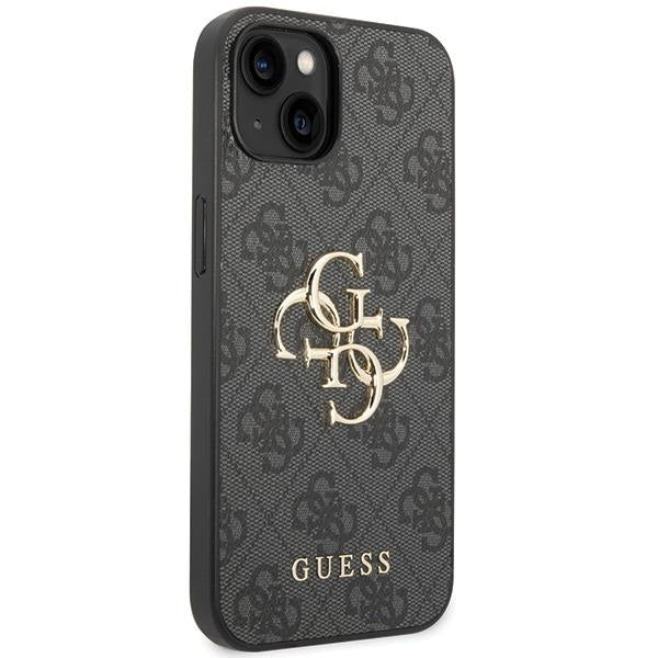 Кейс Guess 4G Big Metal Logo за iPhone 15 Plus сив