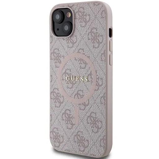 Кейс Guess 4G Collection Leather Metal Logo MagSafe