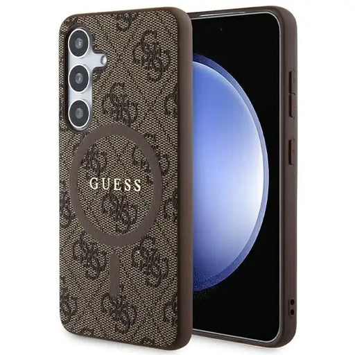 Кейс Guess 4G Collection Leather Metal Logo MagSafe