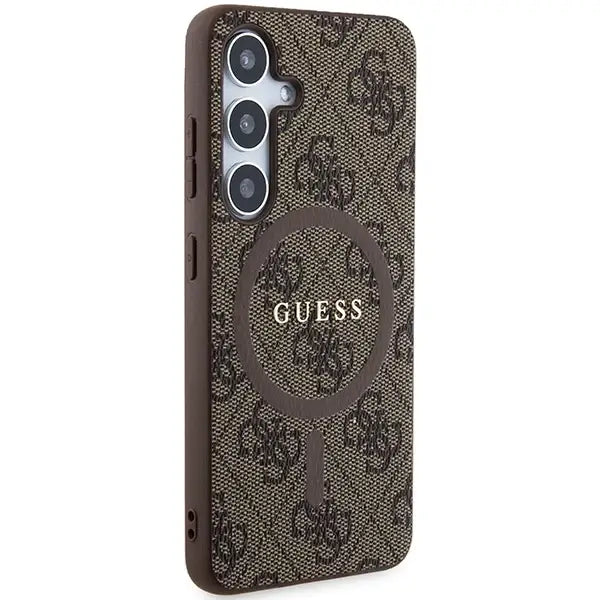 Кейс Guess 4G Collection Leather Metal Logo MagSafe