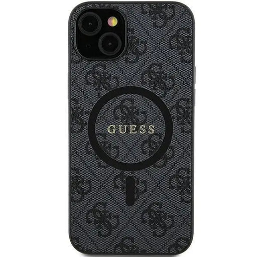 Кейс Guess 4G Collection Leather Metal Logo MagSafe