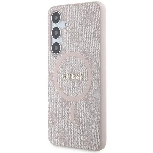 Кейс Guess 4G Collection Leather Metal Logo MagSafe