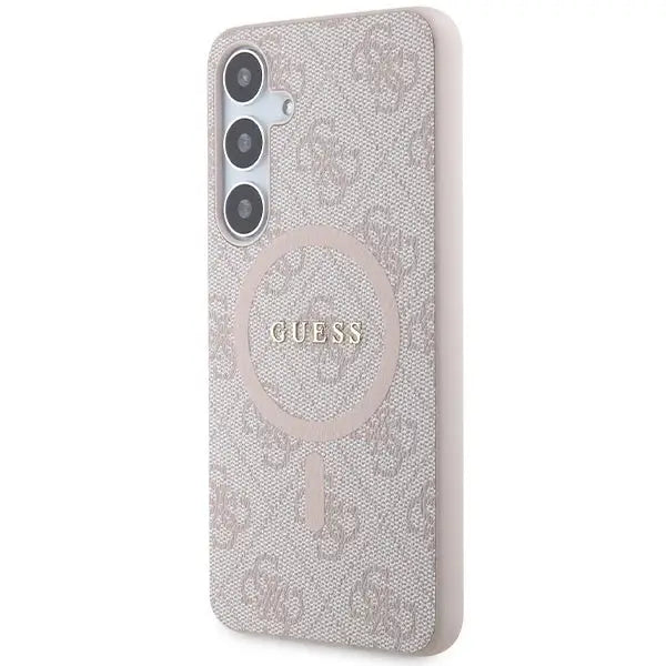 Кейс Guess 4G Collection Leather Metal Logo MagSafe