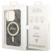 Кейс Guess 4G MagSafe за iPhone 14 Pro черен